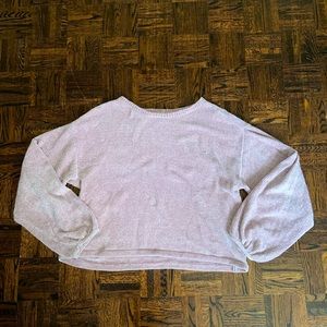 Cozy balloon sleeved sweater